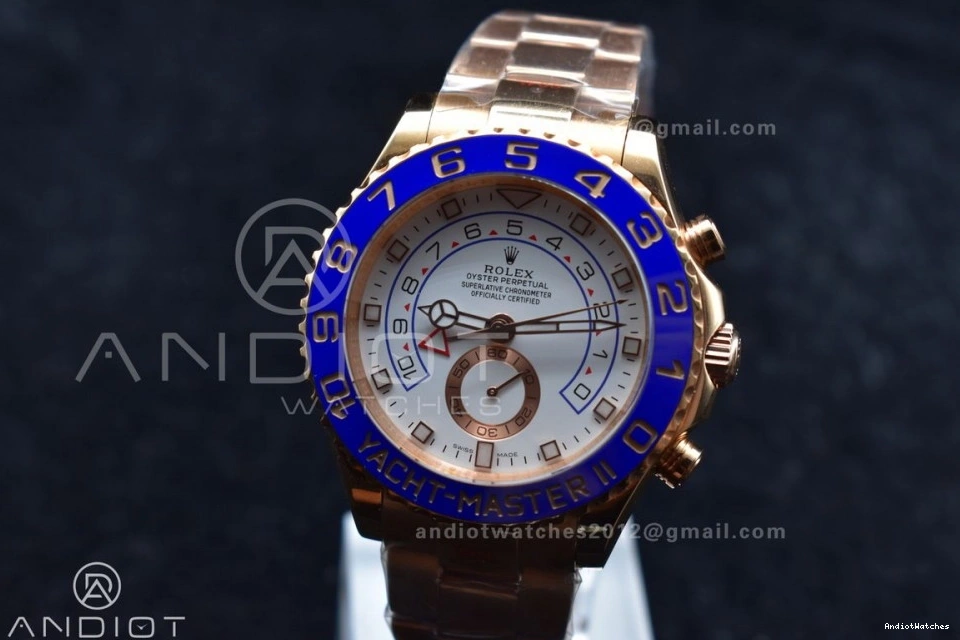 1:1 Blue on Bracelet Ceramic GMF TopPick Edition II 1223 Best RG RG 116685 YachtMaster A 1103
